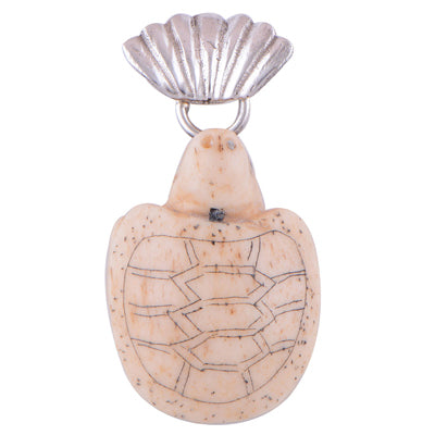 Bone Face 925 Sterling Silver Pendant - R100547-9