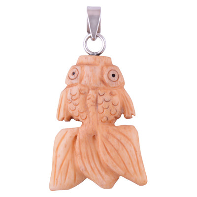 Bone Face 925 Sterling Silver Pendant - R100548-5