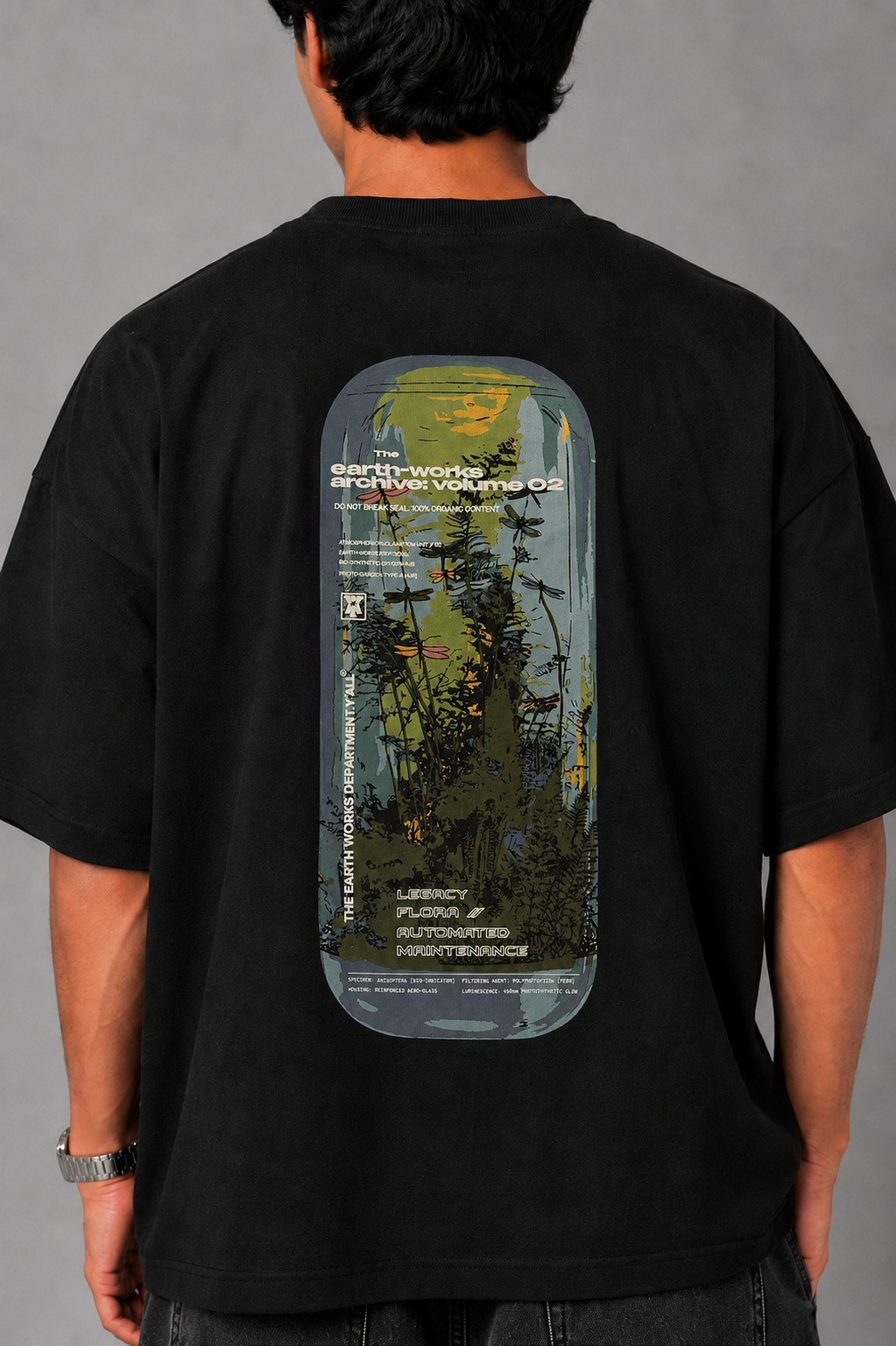 EARTHWORKS DPT. DOS IN BLACK by Y*All