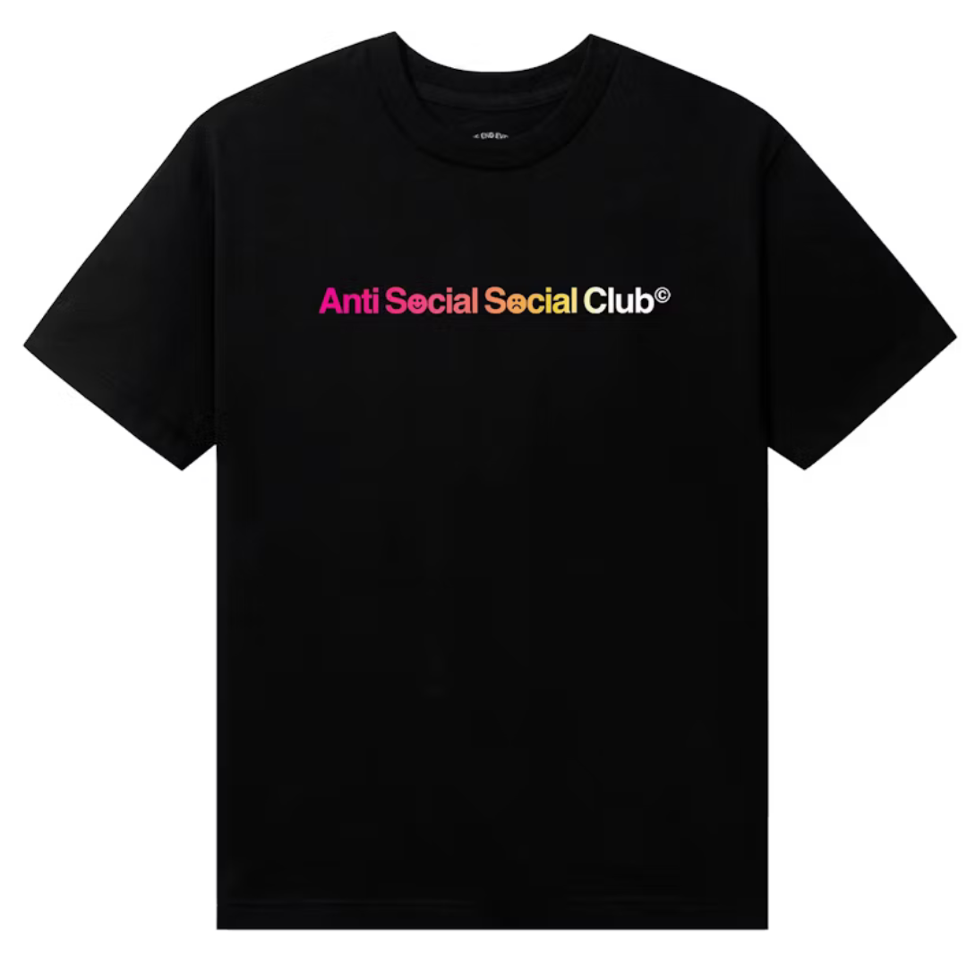 Anti Social Social Club Indoglo Tee Black by ASSC