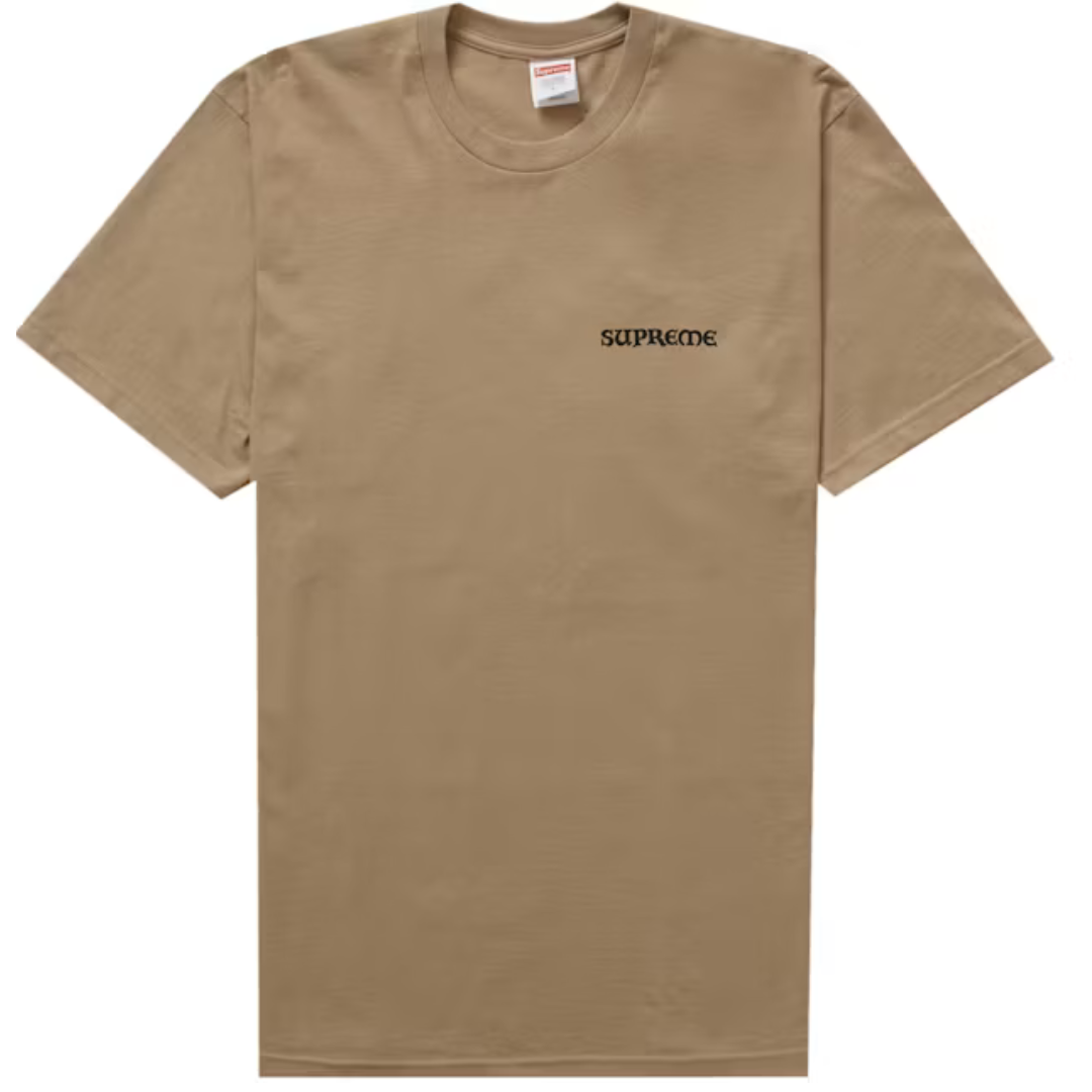SUPREME WORSHIP TEE Khaki by SUPREME