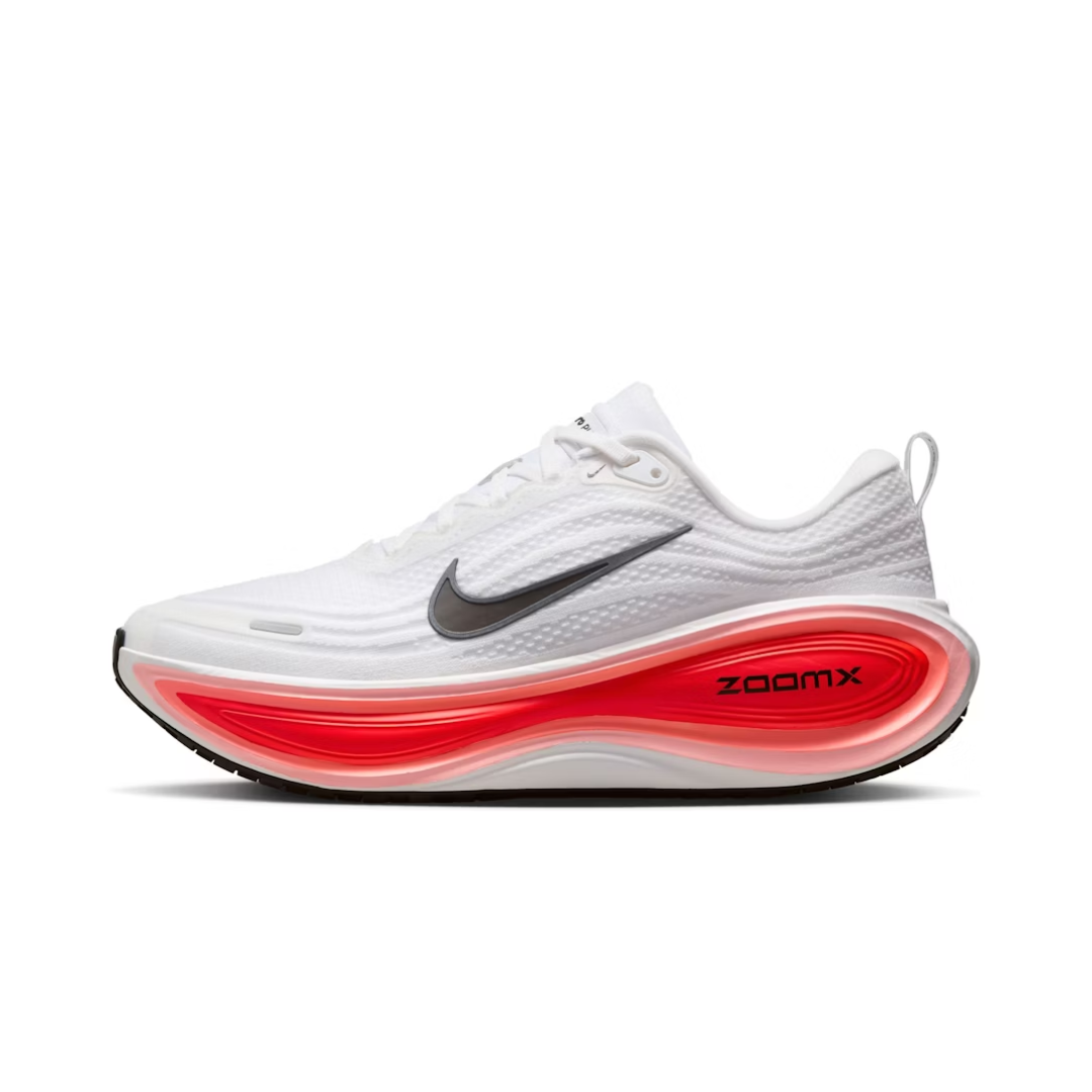 Nike Vomero Plus White Black Bright Crimson by NIKE RUNNING