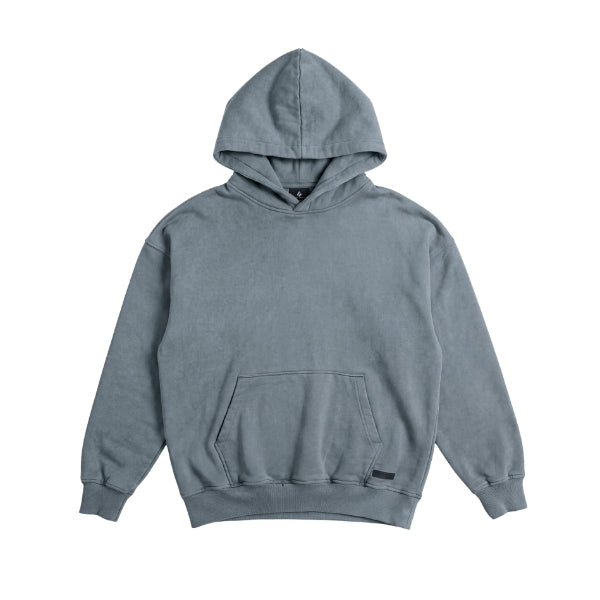 OVERDYED HEAVY WEIGHT HOODIE (WIND SKY) by GREY AREA