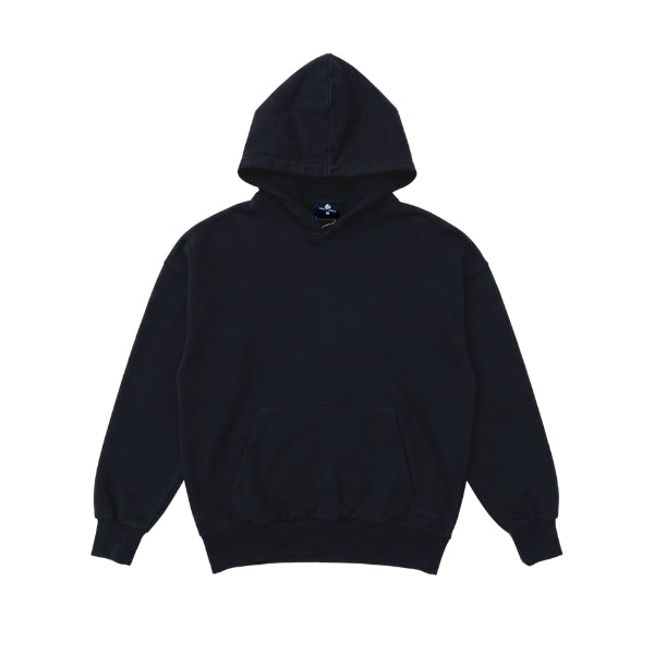 OVERDYED HEAVY WEIGHT HOODIE (BLACK) by GREY AREA