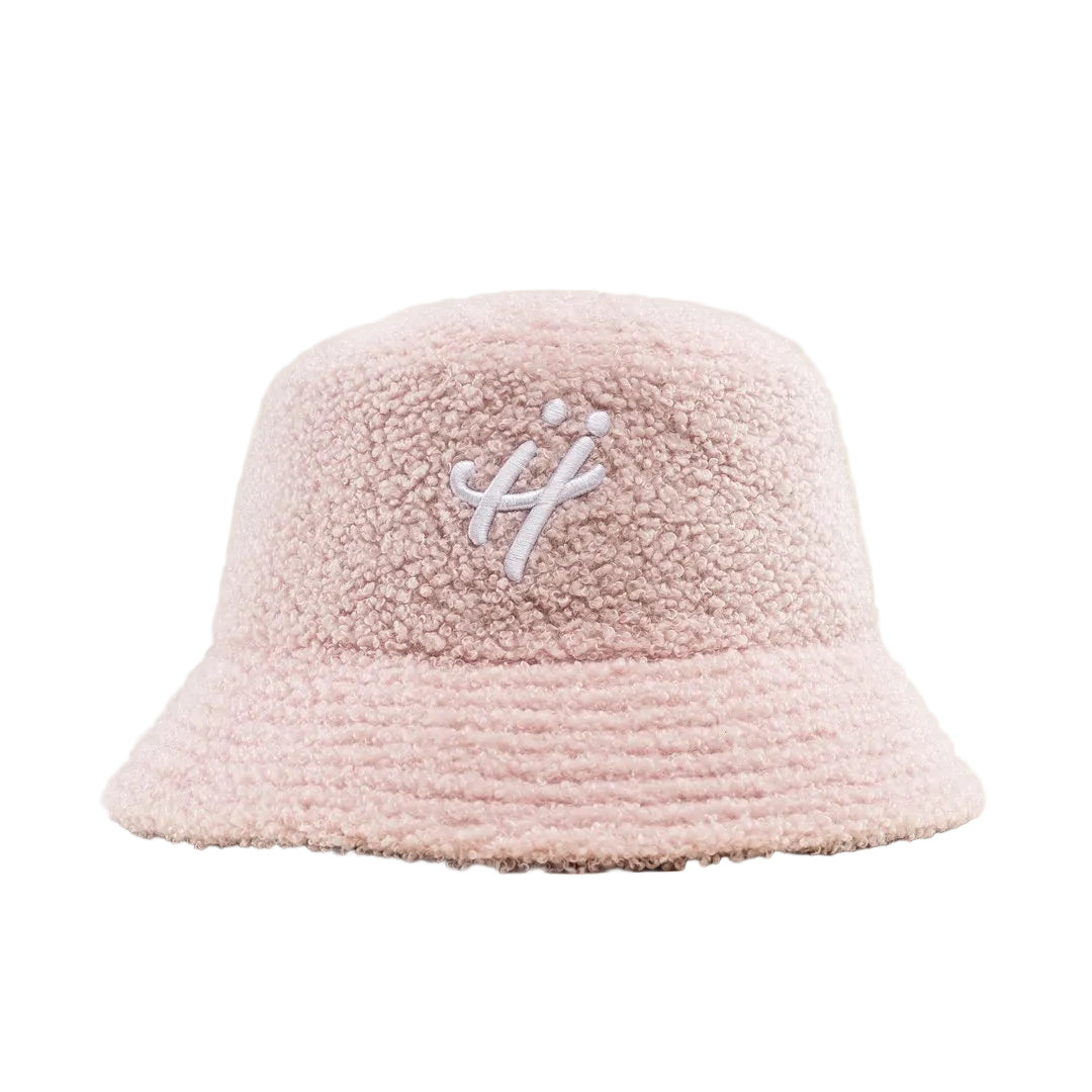 "The signature H" pink bucket hat by HUMBLEHEADS