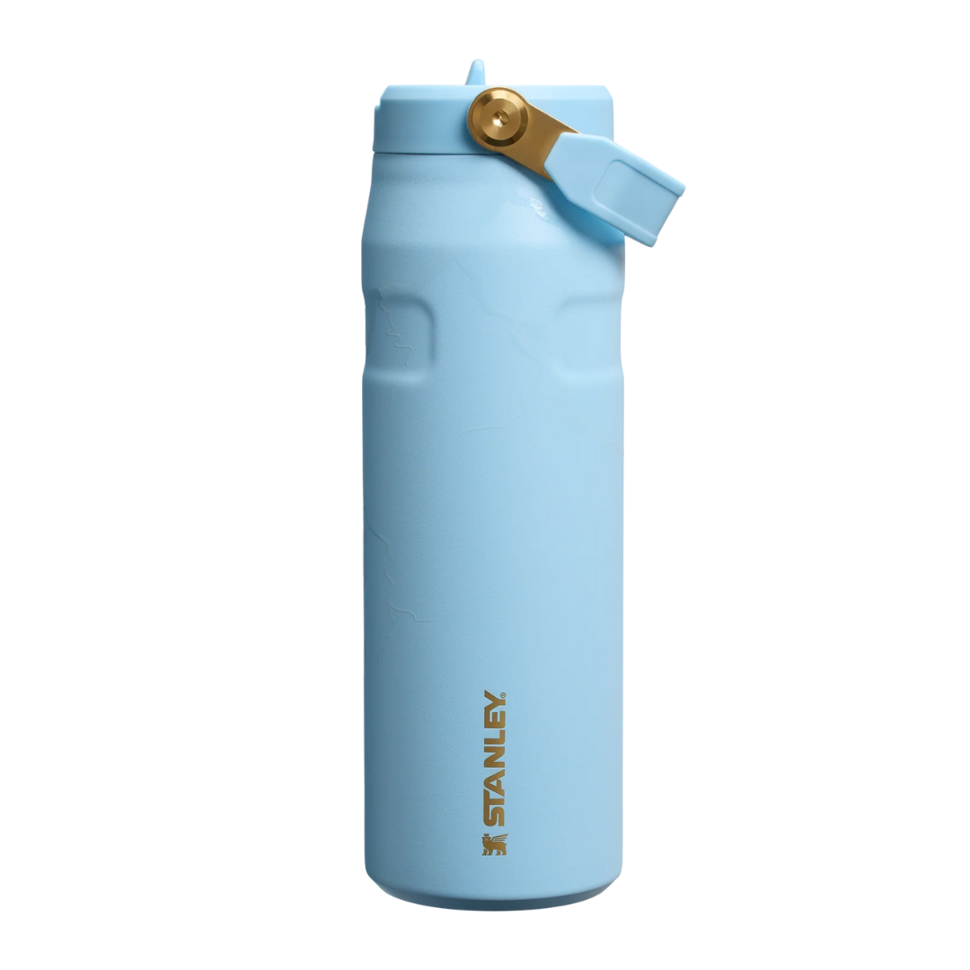 STANLEY x Messi Bottle 1913 IceFlow Flip Straw Messi Striker Blue 24 oz by STANLEY