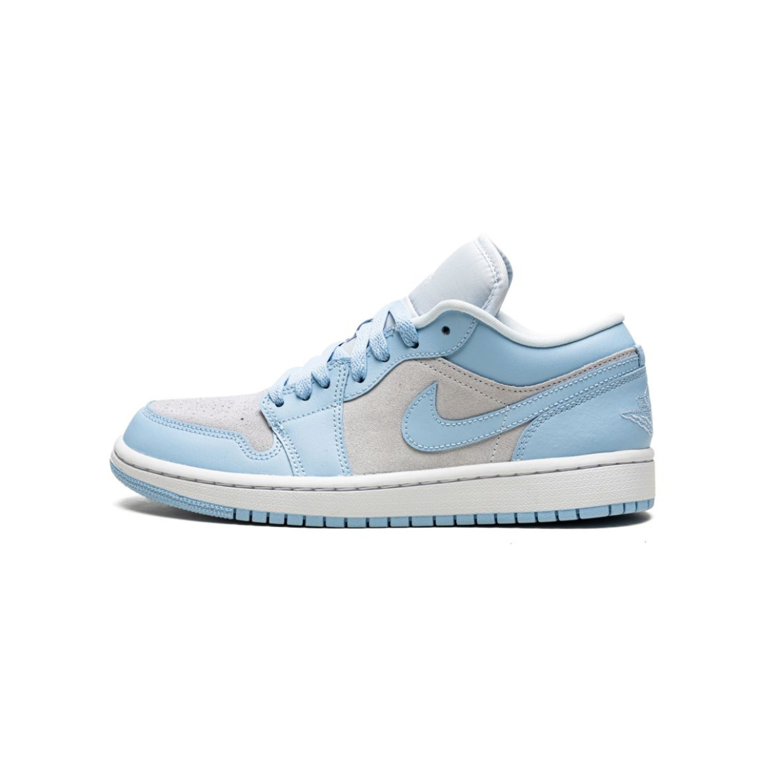 Jordan 1 Low Football Grey Aluminum (W) by Nike Air Jordan