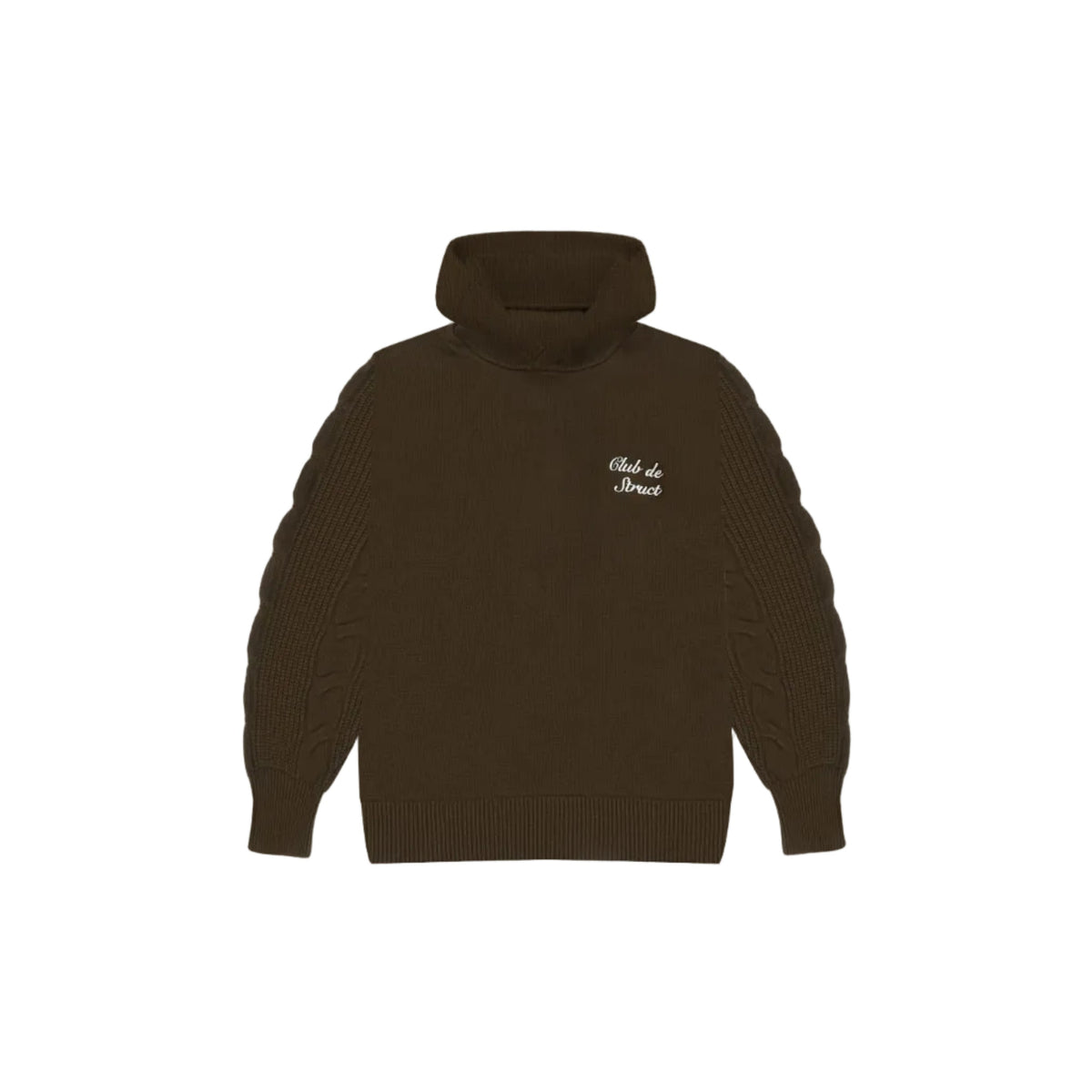 HERITAGE CABLE KNIT HOODIE by STRUCT