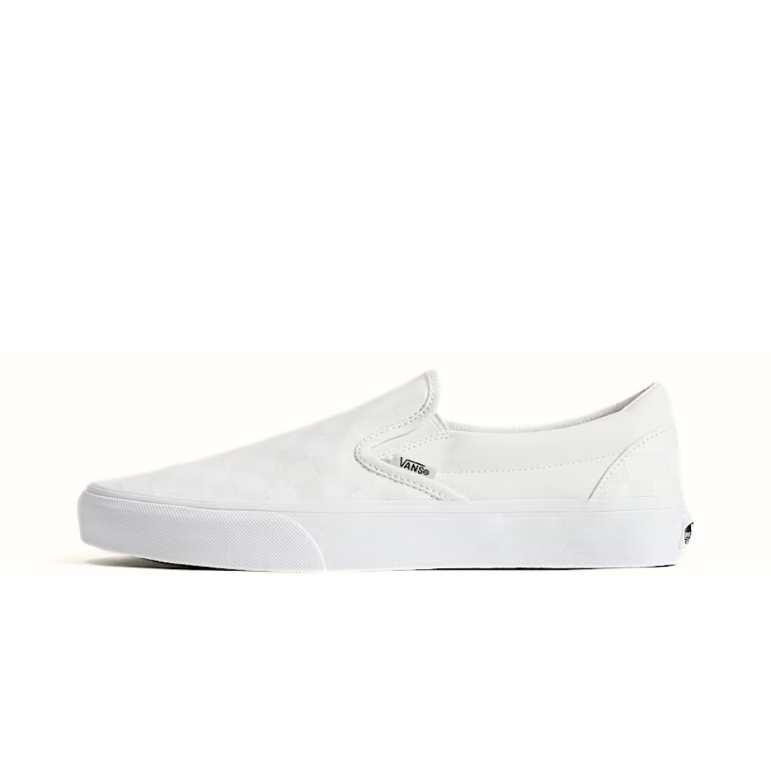 Vans Classic Slip-On Checkerboard True White by VANS