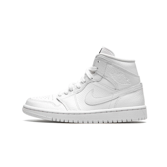 Jordan 1 Mid White Snakeskin (W) by Nike Air Jordan