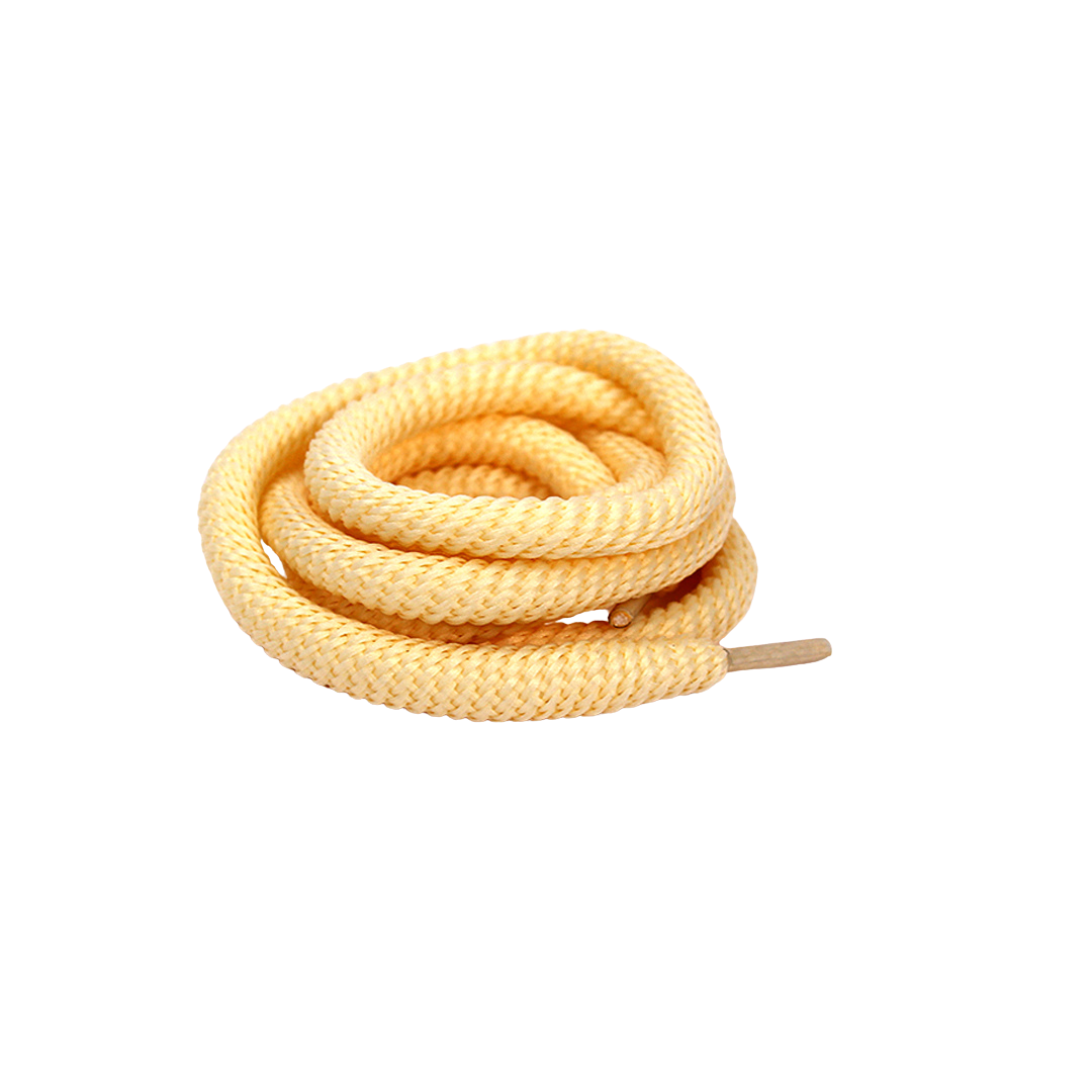 Cream Wired Rope Shoelaces | Premium Sneaker Laces – KNOTTY by KNOTTY
