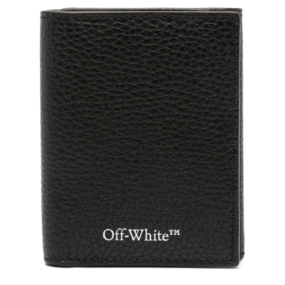 OFF WHITE 3D DIAG STRIPE CARD HOLDER BLACK by Off White
