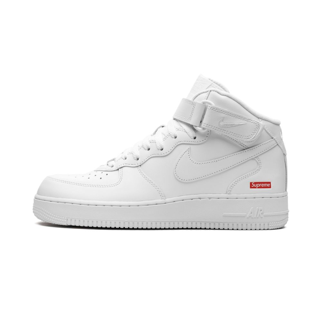 Nike Air Force 1 Mid Supreme White by NIKE