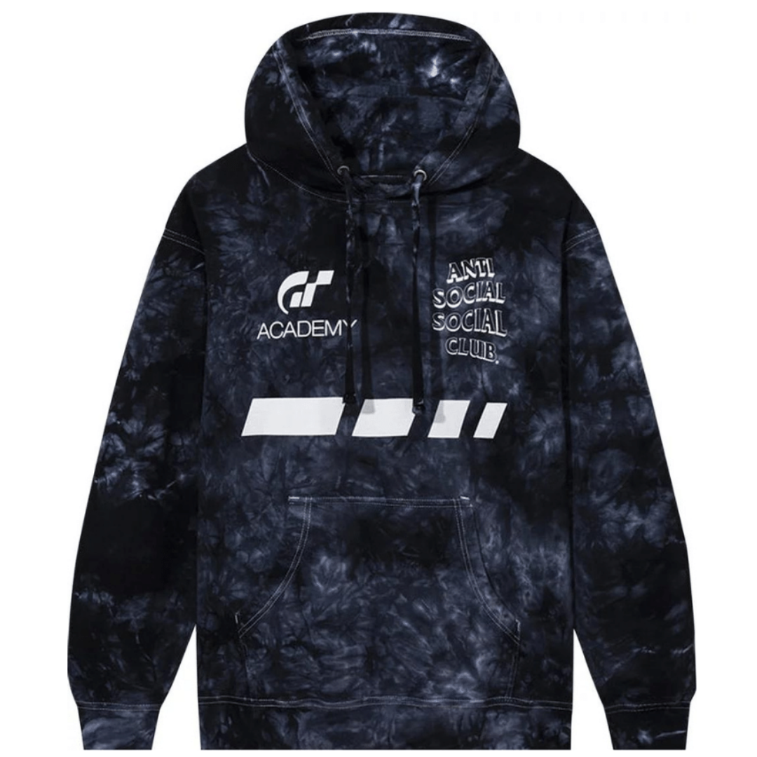 ANTI SOCIAL SOCIAL CLUB X GRAN TURISMO DYE HOODIE BLACK by ASSC