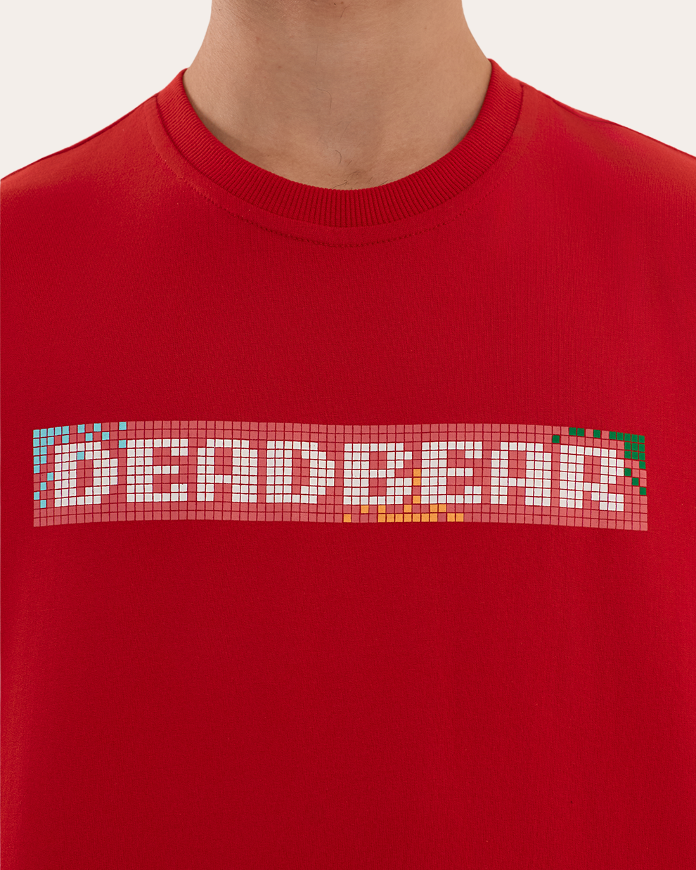 Pixel Tee Red by DEADBEAR