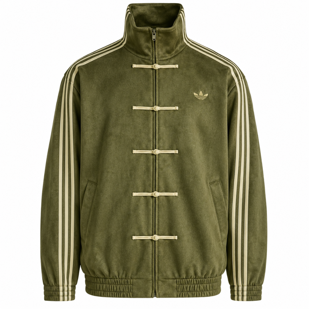 ADIDAS ORIGINALS CTT Chinese Track Top Casual Jacket Olive by ADIDAS APPARELS
