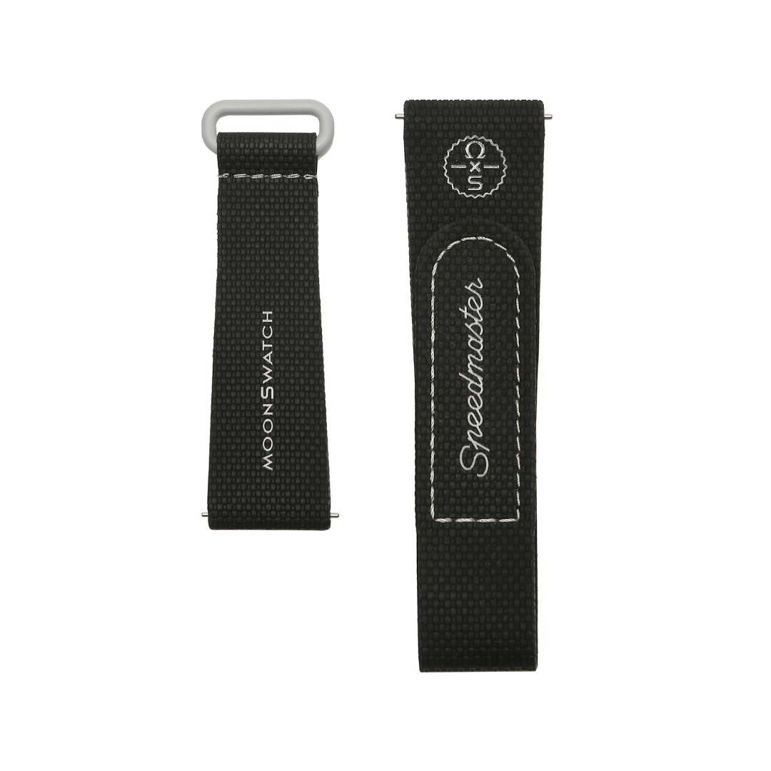 Swatch x Omega Bioceramic Moonswatch Black Grey Straps by Omega