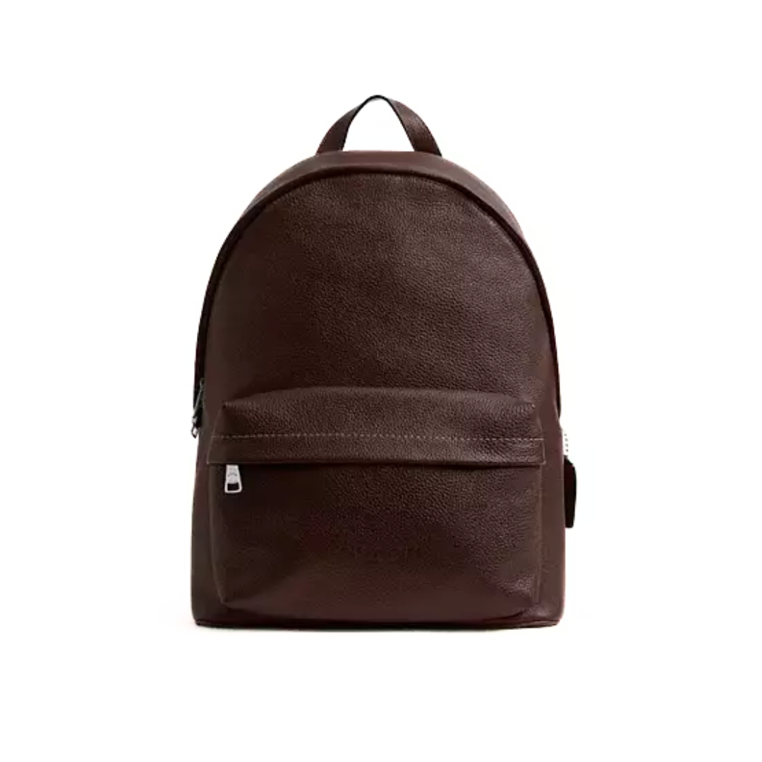 Coach Taylor Backpack pebbled leather Silver Maple by COACH