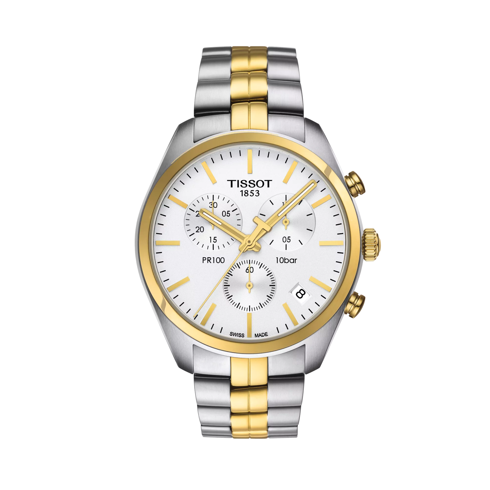 Men’s Tissot PR 100 Chronograph T101.417.22.031.00 Quartz Watch - Zeuskicks