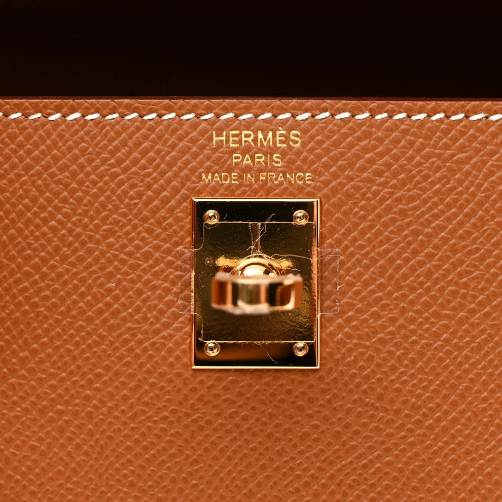 Hermès Kelly Sellier 25 Epsom – Gold with Gold Hardware
