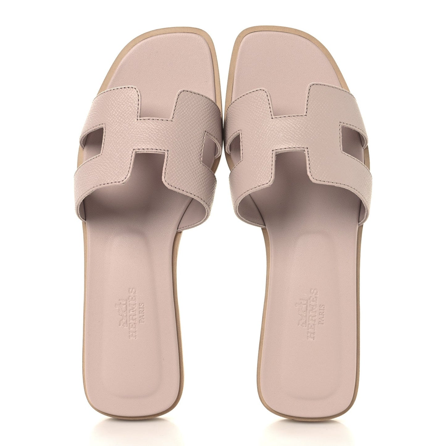 Hermès Oran Sandals – Rose Porcelaine Epsom Calfskin Edition