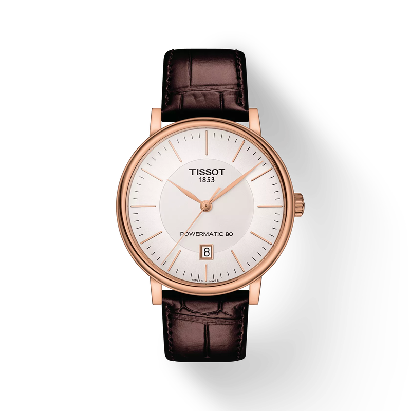 Men’s Tissot Carson Premium Powermatic 80 T122.407.36.031.00 Automatic Watch - Zeuskicks