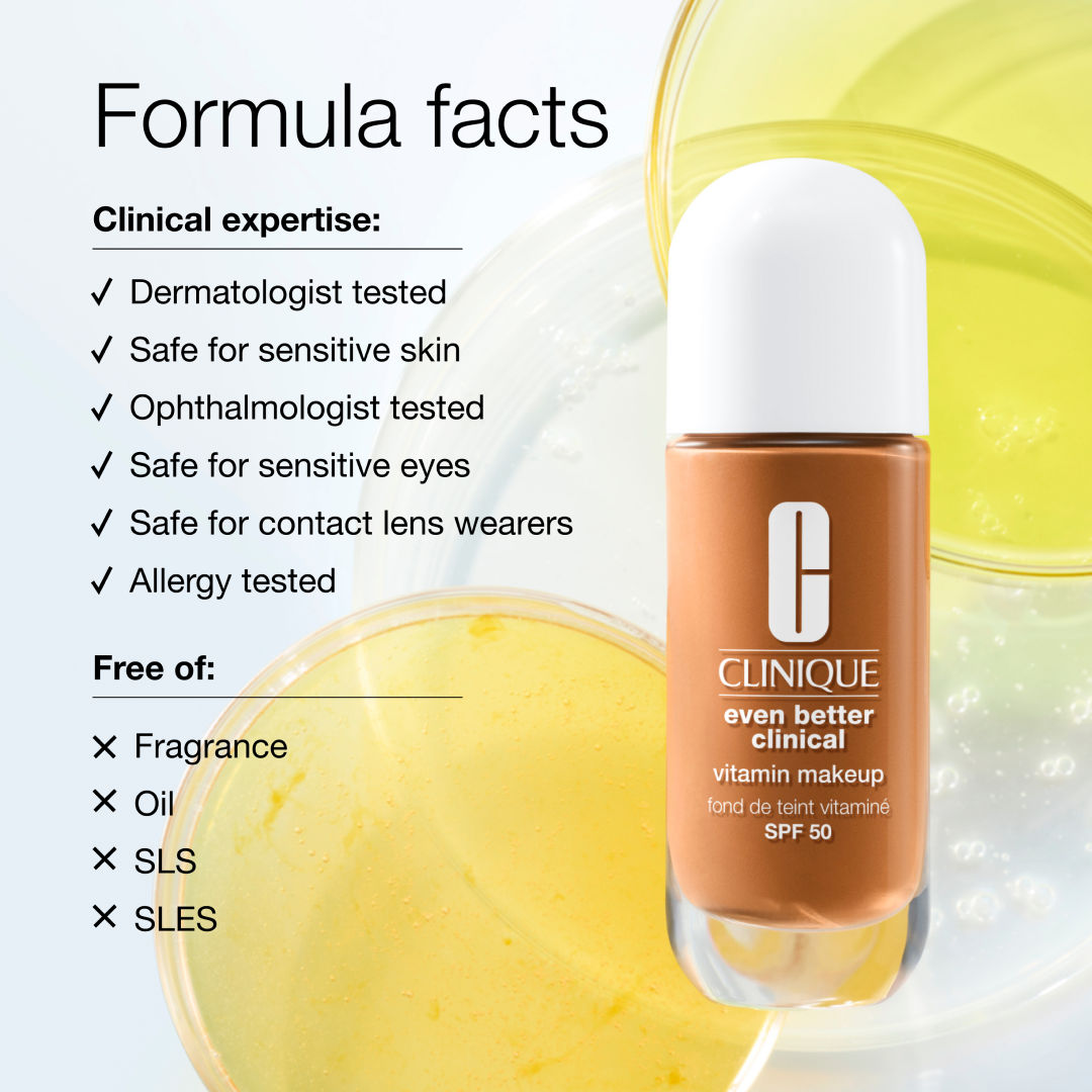 Clinique Even Better Clinical Vitamin Makeup Foundation with SPF 50 - Medium Deep Warm 2