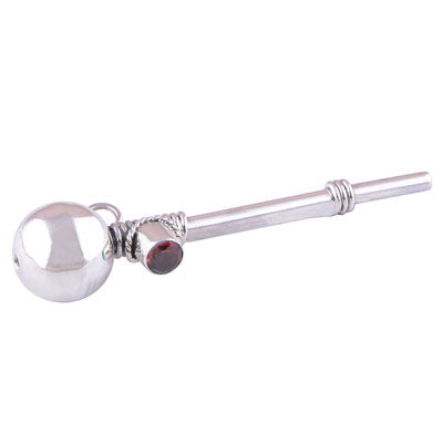 7.7gram Garnet Cut Stone Silver Pipe - R5100000-8