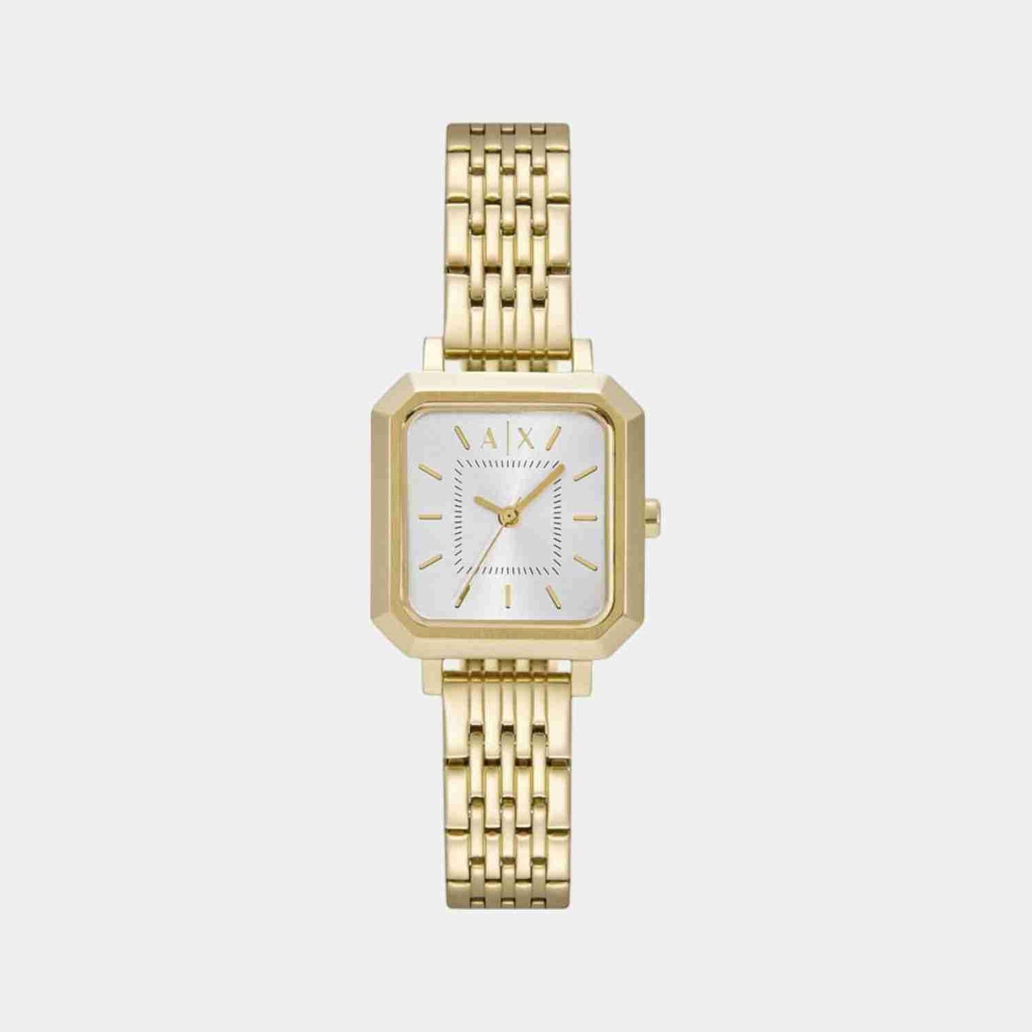 Na Women Quartz Silver Dial Analog Stainless Steel Watch AX5725