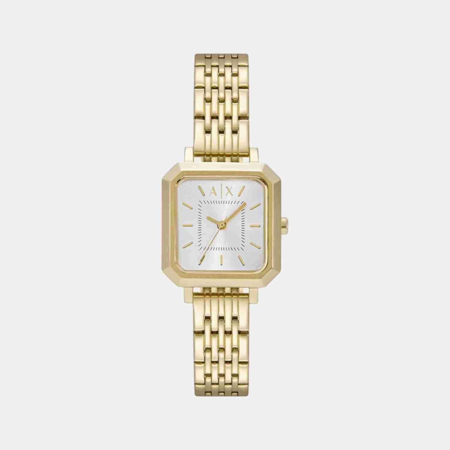 Na Women Quartz Silver Dial Analog Stainless Steel Watch AX5725