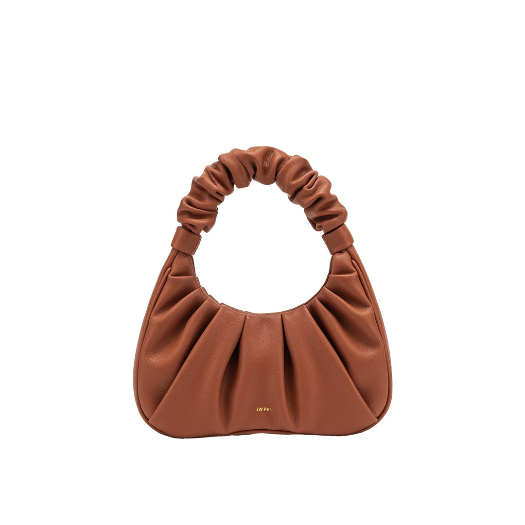 JW PEI Gabbi Ruched Hobo Handbag - Nutella by JW PEI