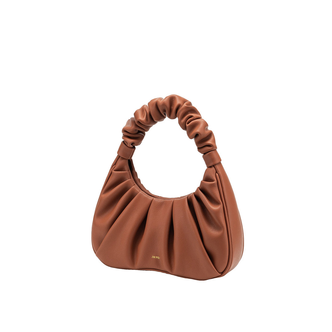 JW PEI Gabbi Ruched Hobo Handbag - Nutella by JW PEI