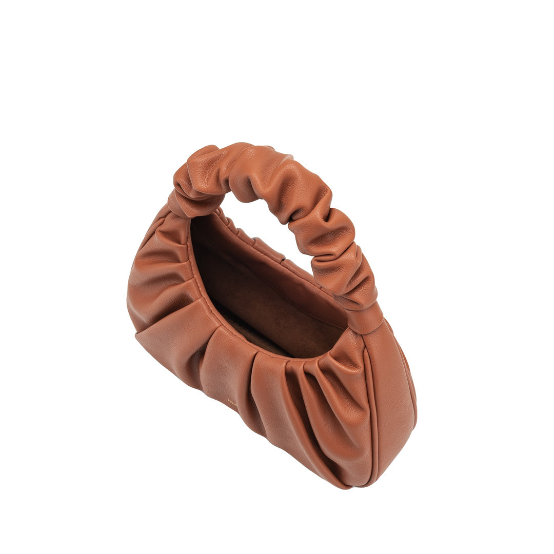 JW PEI Gabbi Ruched Hobo Handbag - Nutella by JW PEI