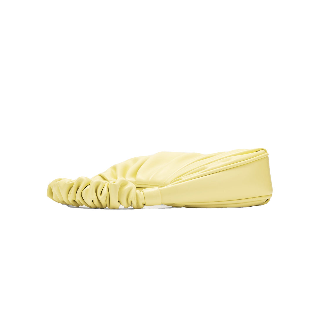 JW PEI Gabbi Ruched Hobo Handbag - Light Yellow by JW PEI