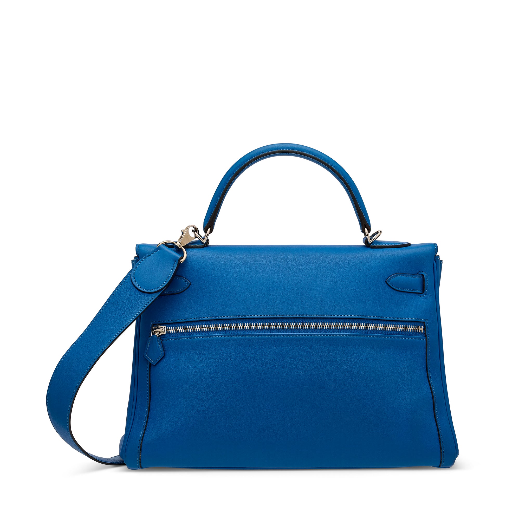 Hermès Kelly Lakis 32 – Bleu Zellige Swift Leather with Palladium Hardware - Zeuskicks