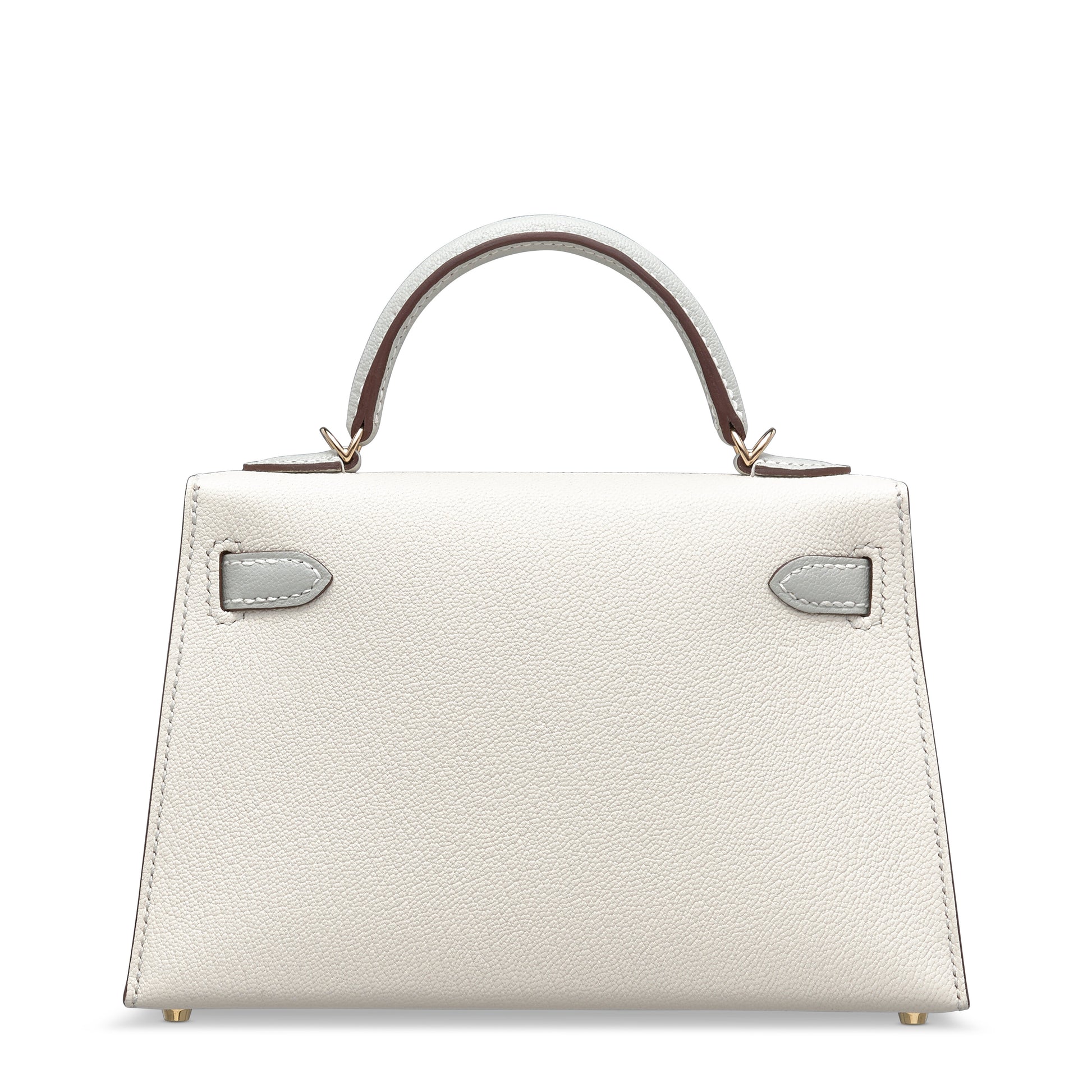 Hermès Mini Kelly 20 II – Nata & Gris Perle Chèvre Leather - Zeuskicks
