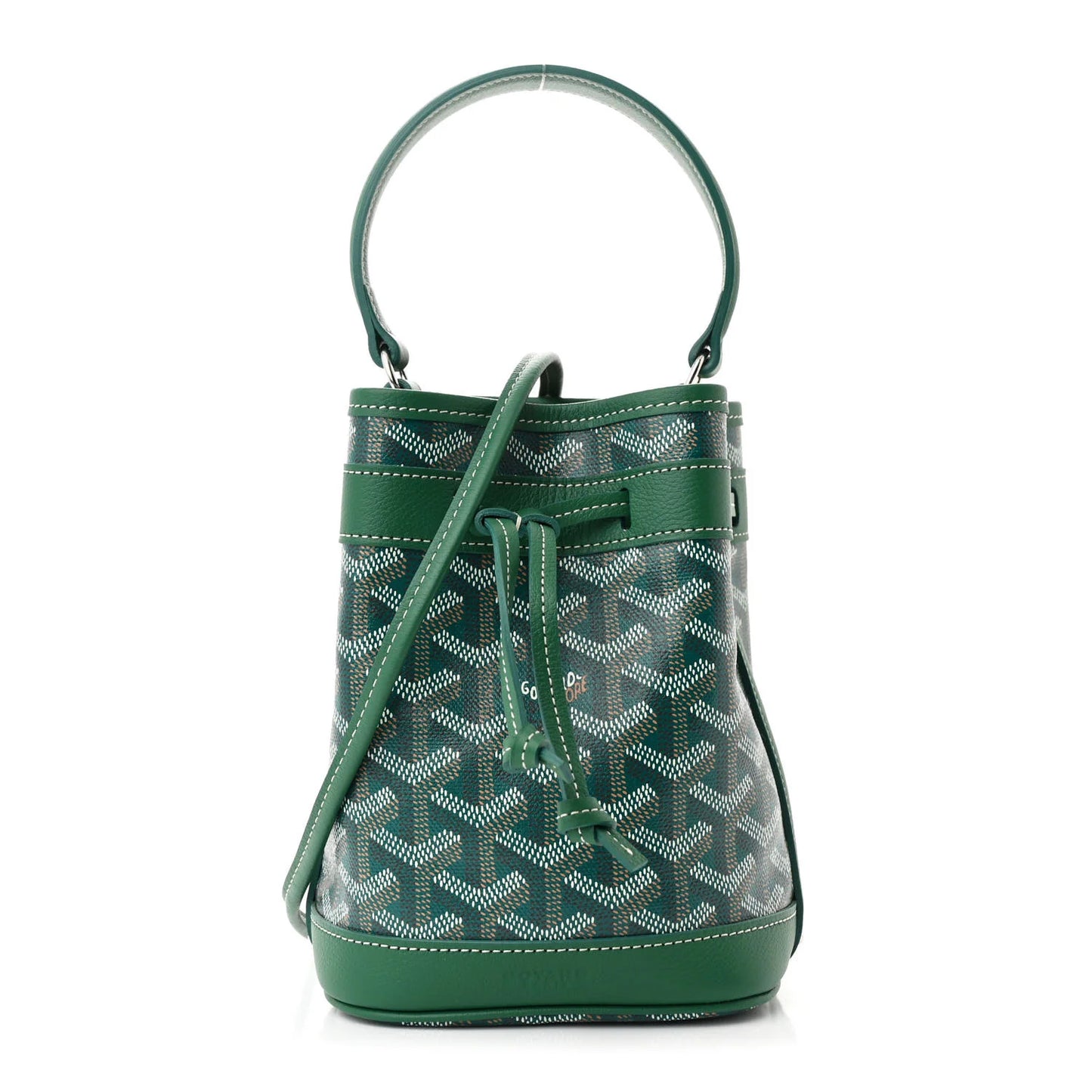 Goyard Goyardine Petit Flot Mini Bucket Bag – Green