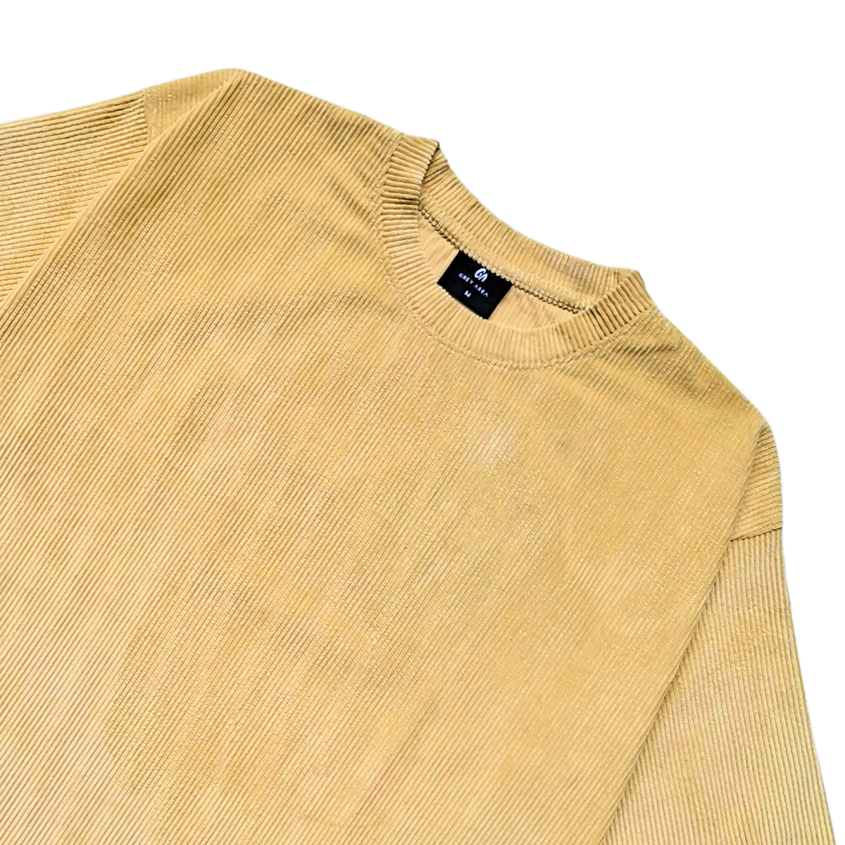 LT. YELLOW CORDUROY TSHIRT by GREY AREA