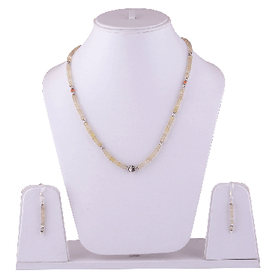 925 Sterling Silver Lemon Quartz Jewellery Set - R5000045-4