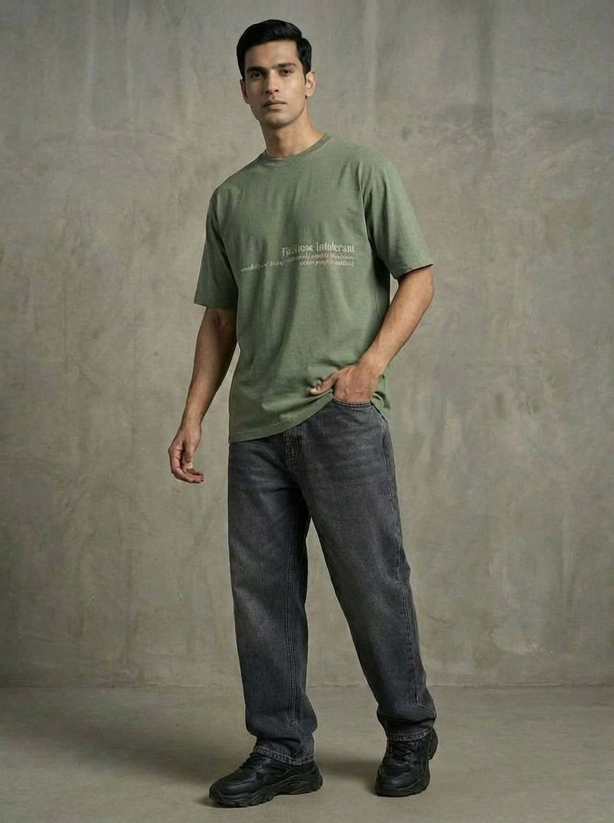 FUCKTOSE INTOLERANT T-SHIRT - SAGE by GREY AREA