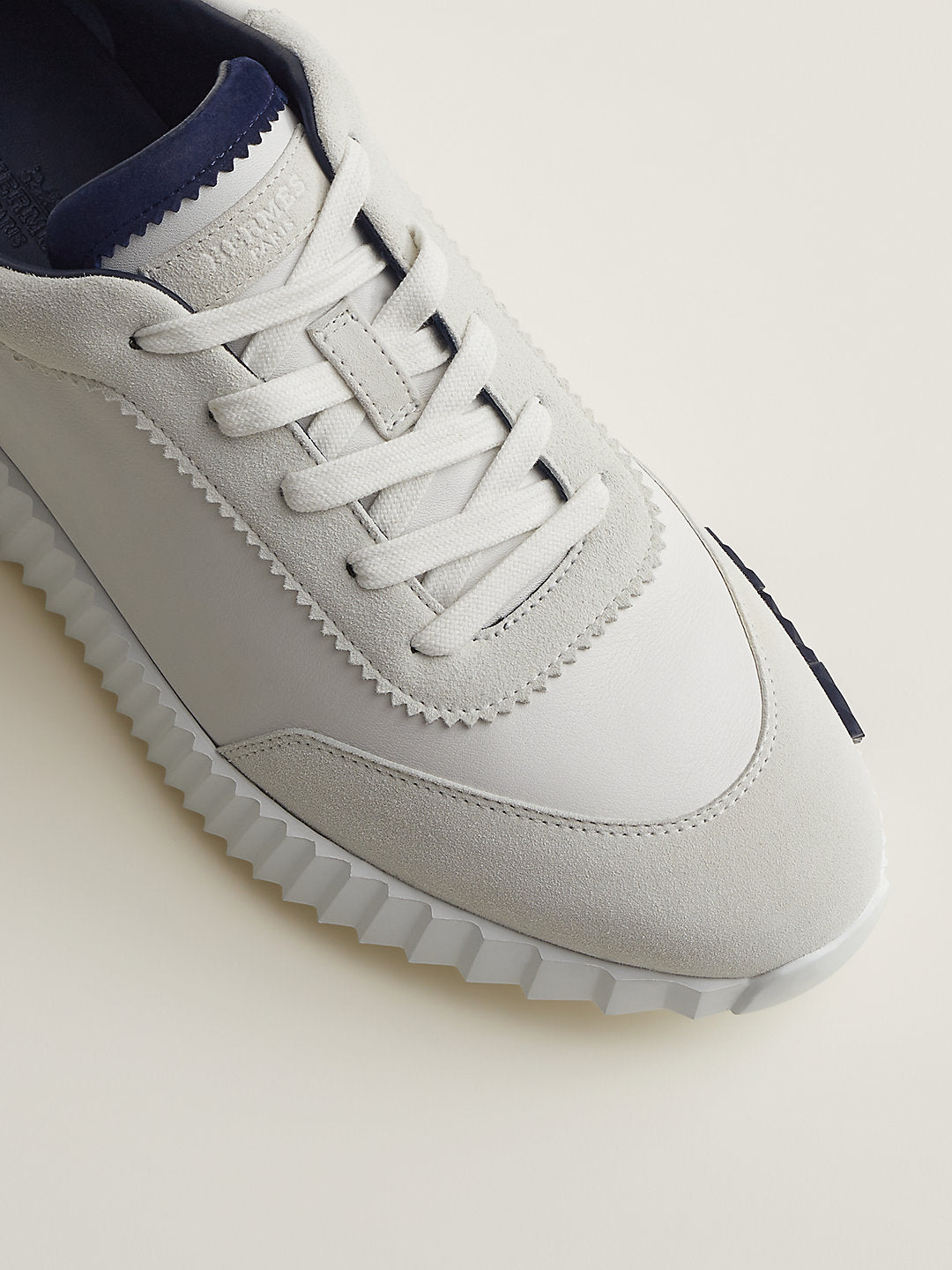 Hermès Bouncing sneaker in Blanc – above view