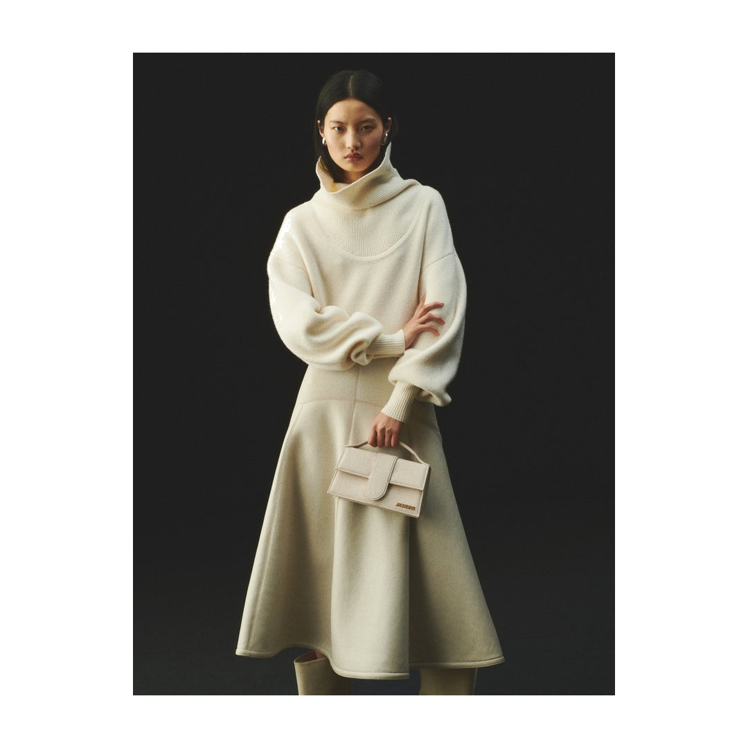 jacquemus The large Bambino Light Greige by jacquemus