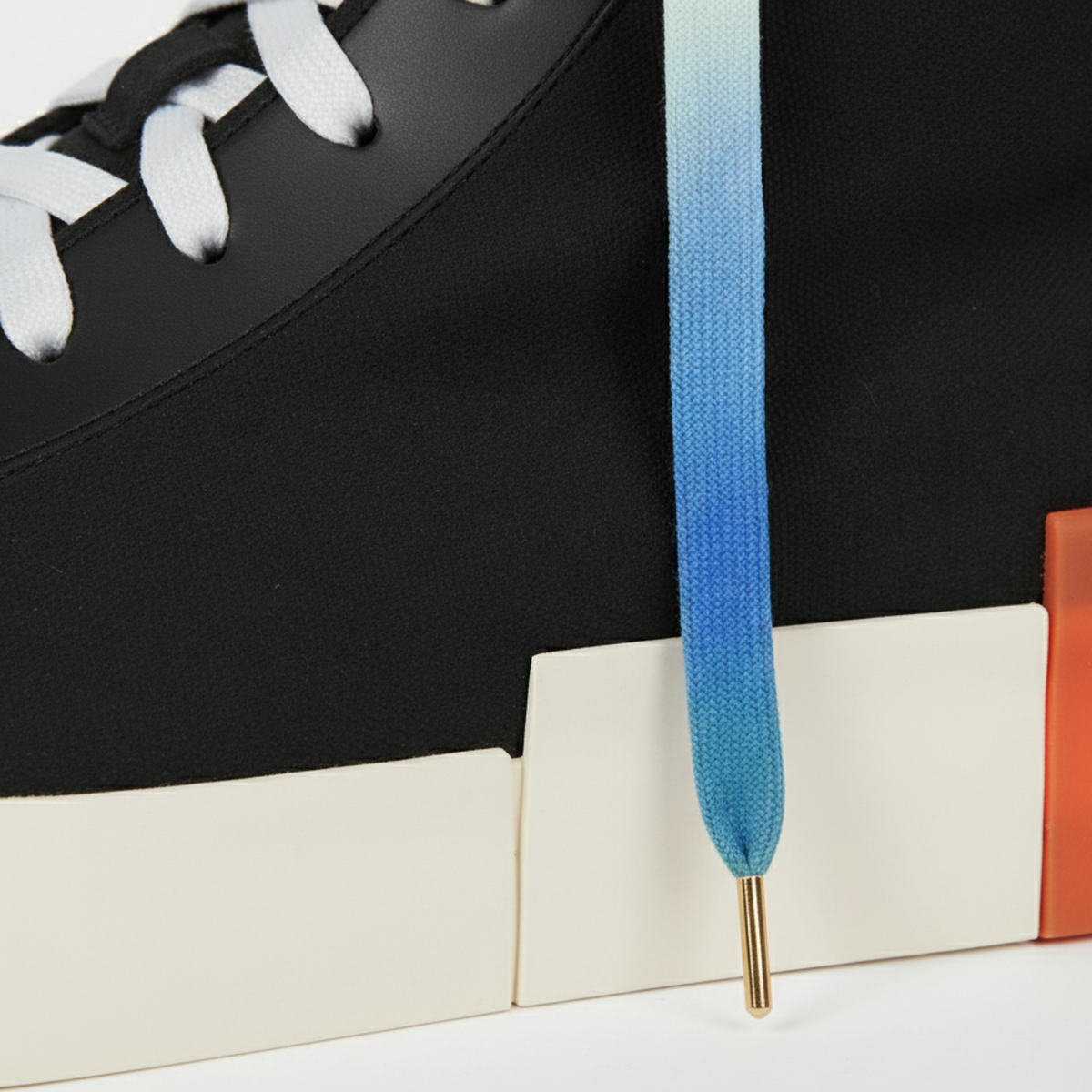 Ocean Surf Gradient Shoelaces | Ocean Blue - Green | Premium Gradient Flat Sneaker Laces by KNOTTY by KNOTTY