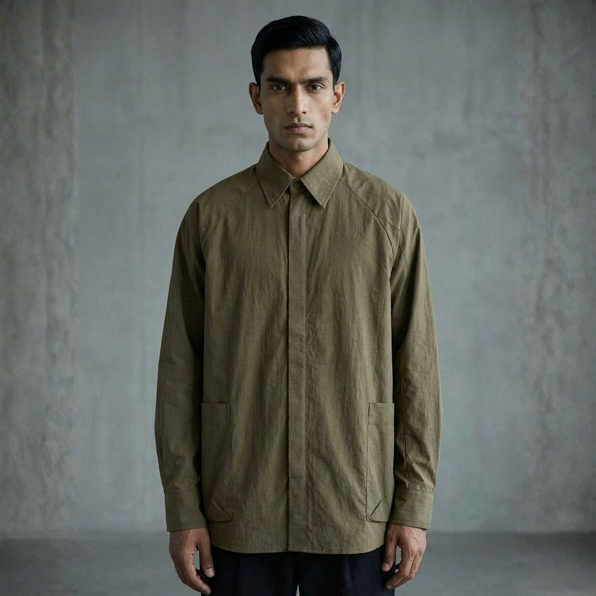 UTILITY OVERSHIRT - OLIVE by GREY AREA