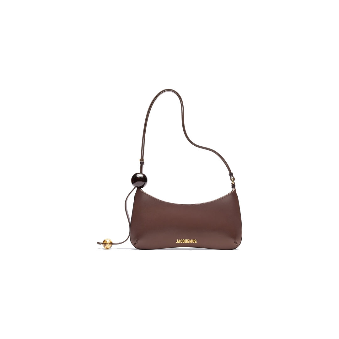 jacquemus The Bisou Perle Medium Brown by jacquemus