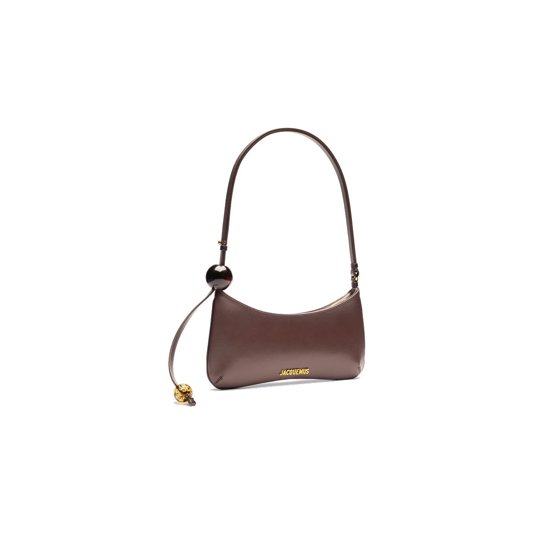 jacquemus The Bisou Perle Medium Brown by jacquemus