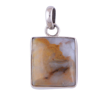 Polka Dot Agate 925 Sterling Silver Pendant - R100284-23