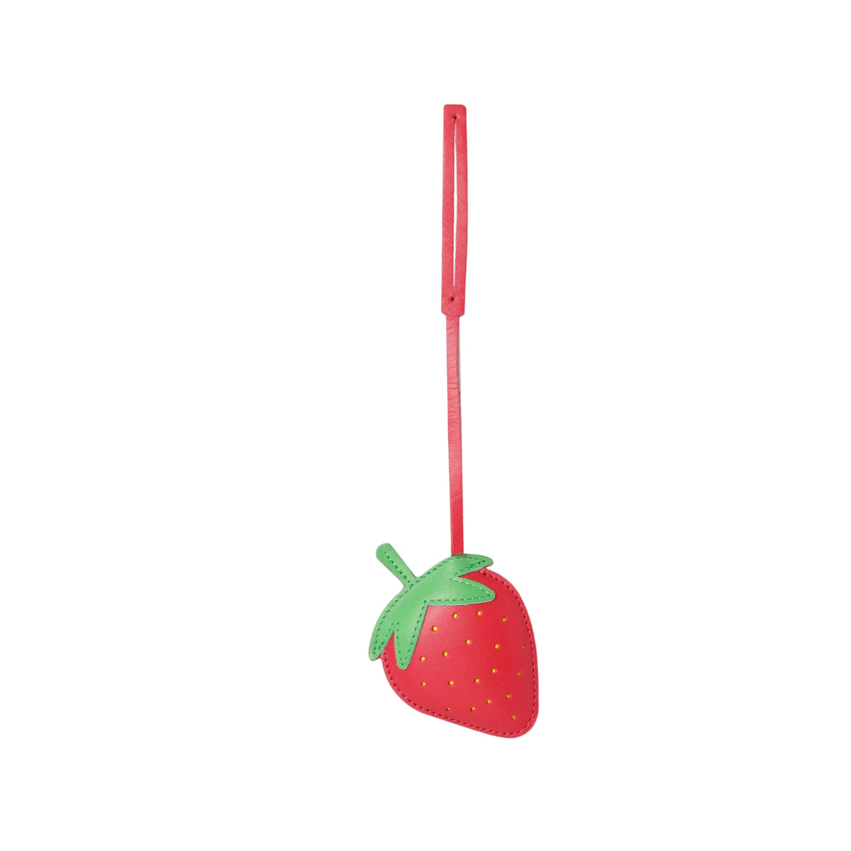 Strawberry Bag Charm by leather charms