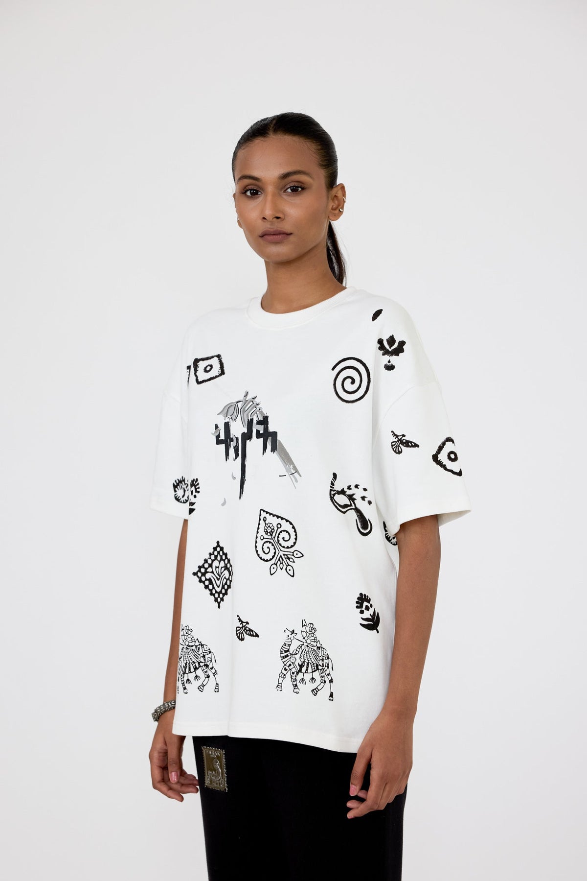 LSD' Blockprint T-shirt by FARAK