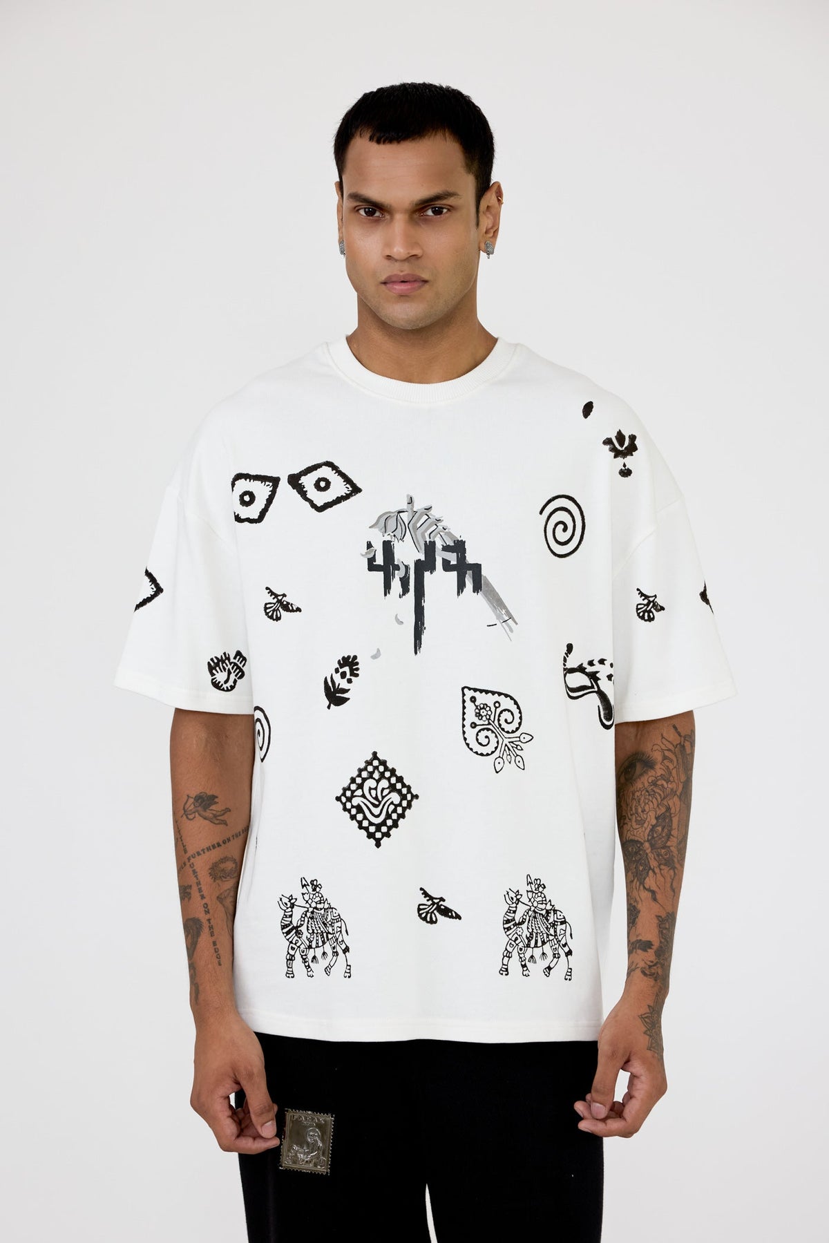 LSD' Blockprint T-shirt by FARAK